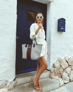 Lonbali Bolso Born Arrow B&W Negro^ Bolsos Shopper