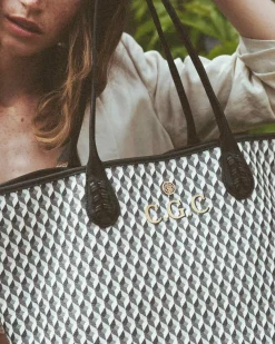 Lonbali Bolso Born B&W Negro^ Bolsos Shopper