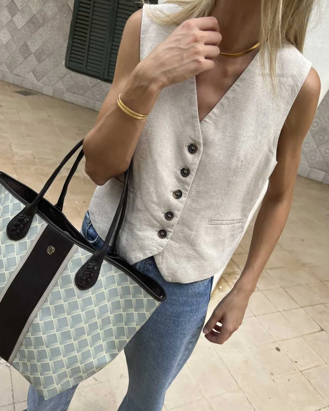 Lonbali Bolso Kensington Arrow Gris^ Bolsos Shopper