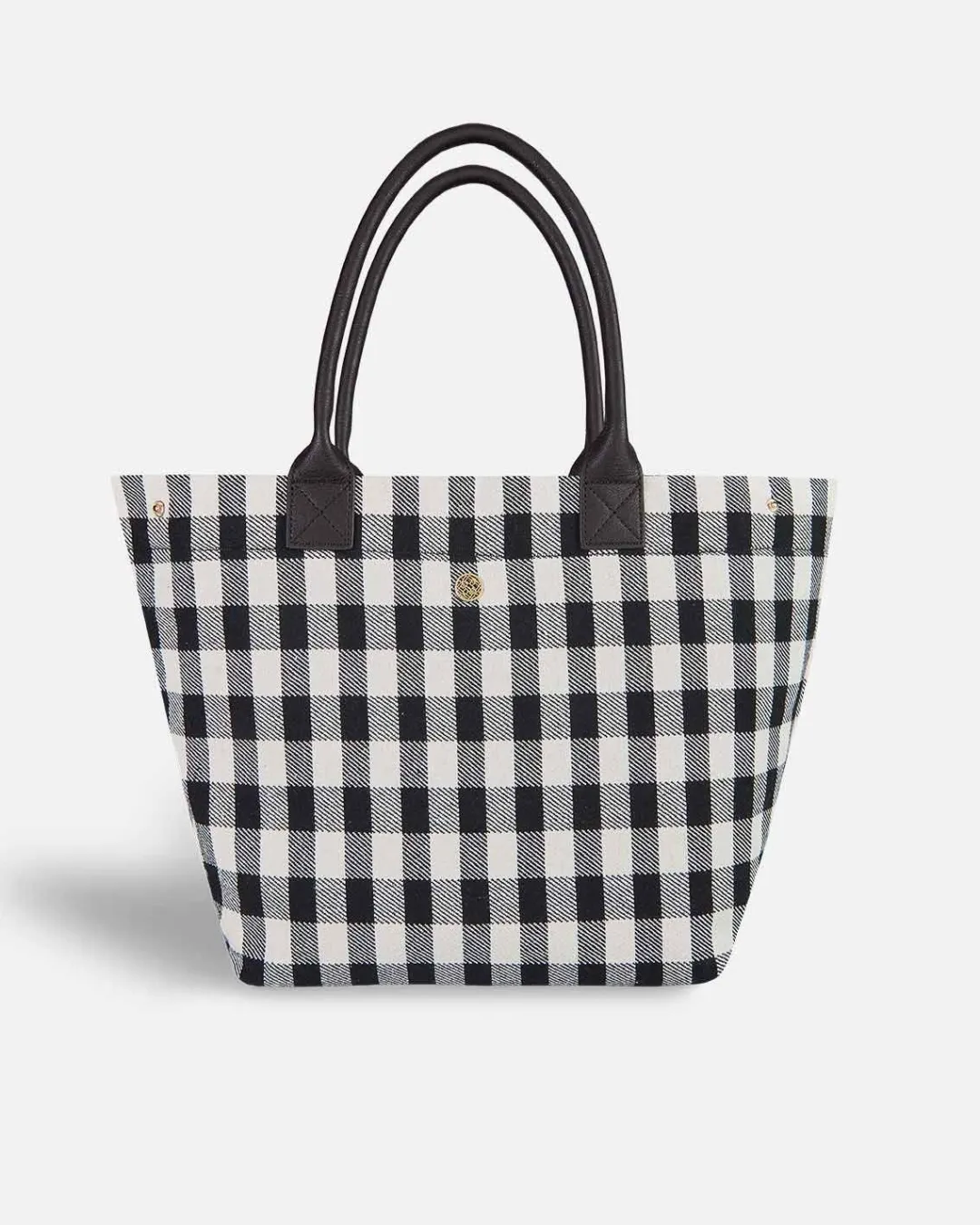 Lonbali Bolso Vichy Negro^ Bolsos Shopper