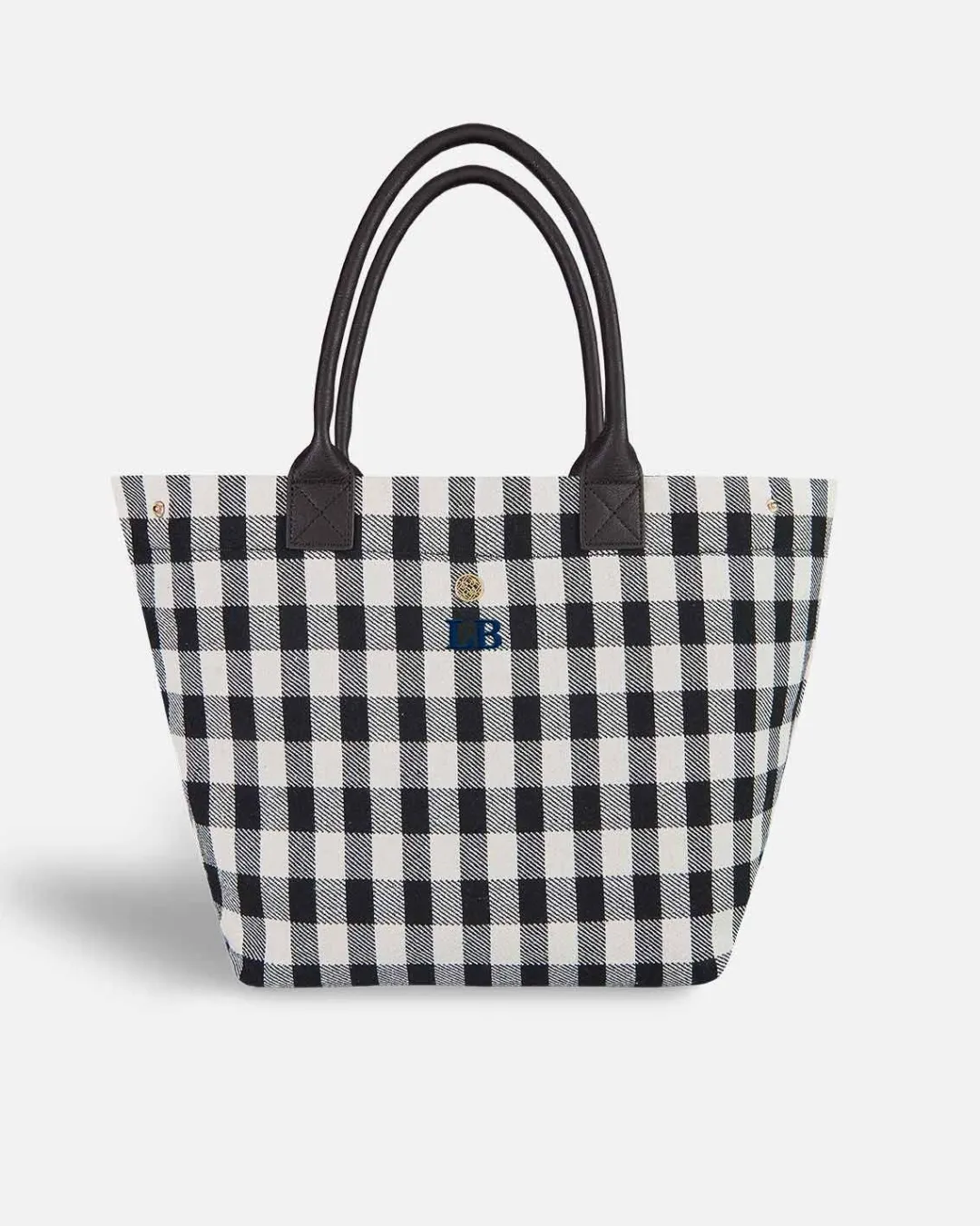 Lonbali Bolso Vichy Negro^ Bolsos Shopper