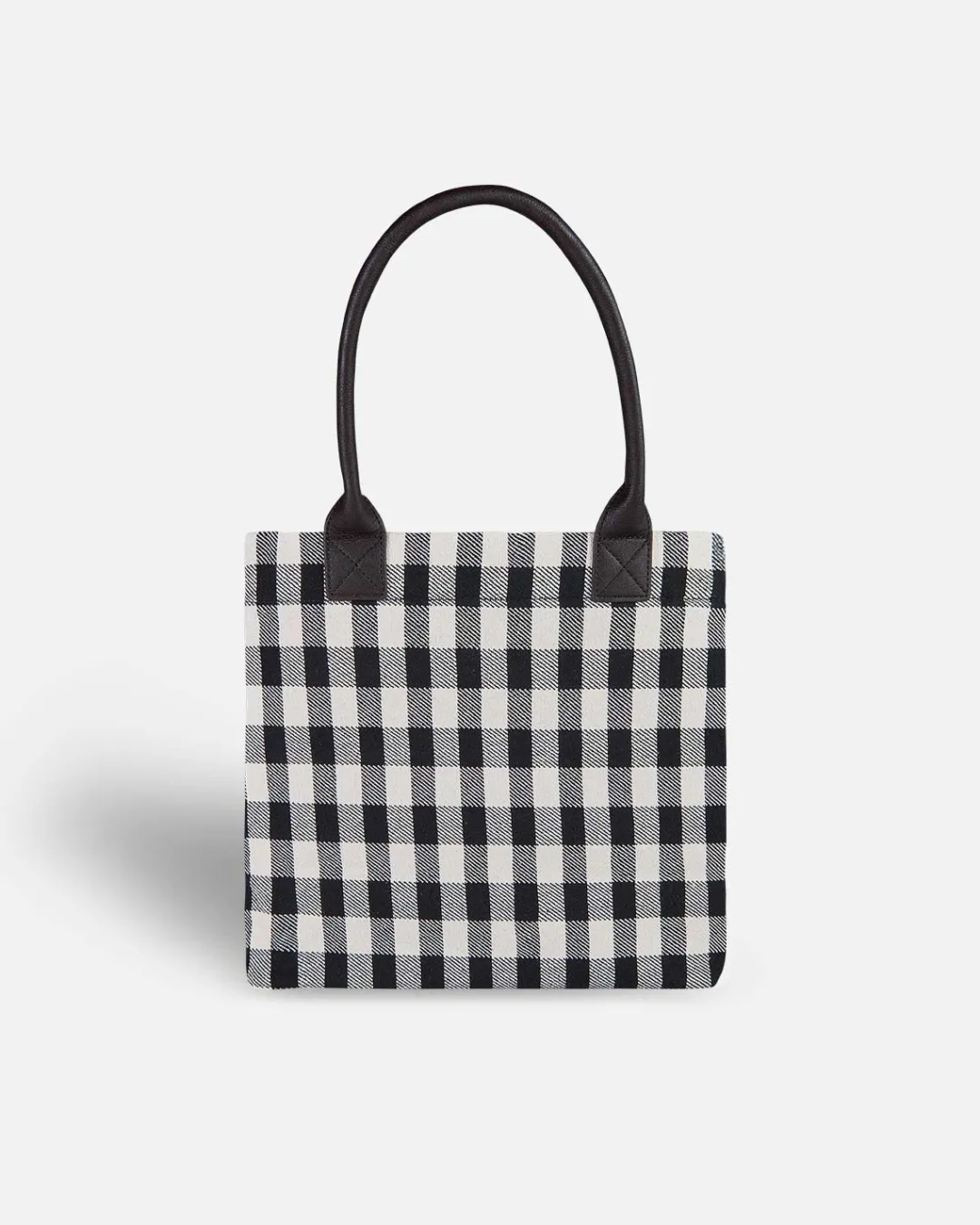 Lonbali Bolso Vichy Negro^ Bolsos Shopper