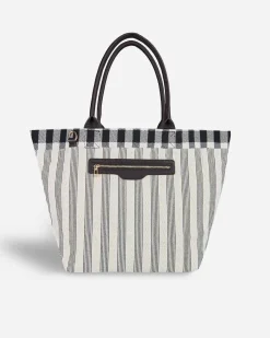 Lonbali Bolso Vichy Negro^ Bolsos Shopper