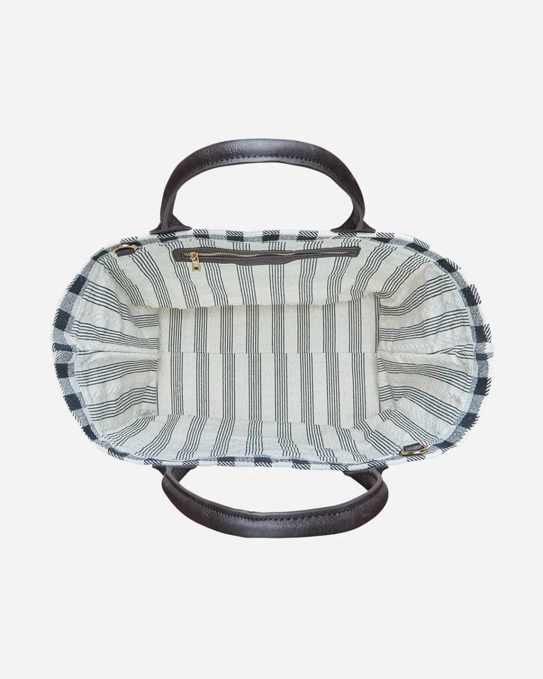 Lonbali Bolso Vichy Negro^ Bolsos Shopper