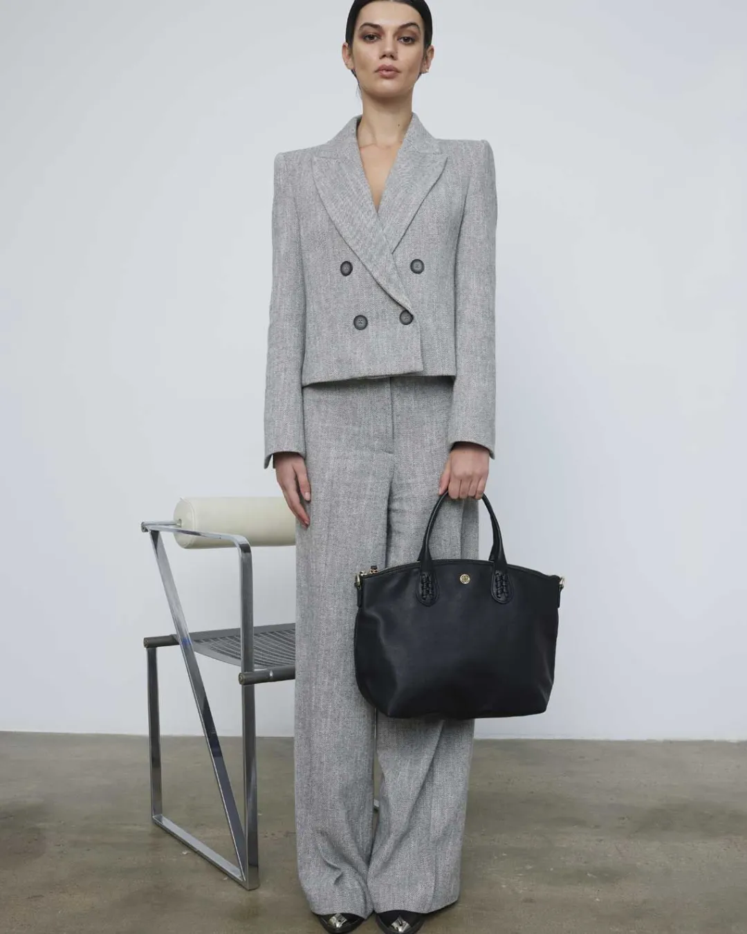 Lonbali Bolso Zip Tote Basic Negro^ Bolsos Bandolera