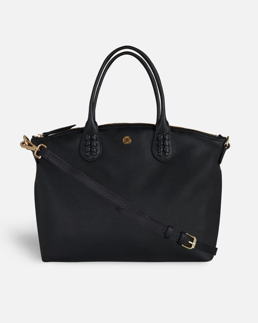 Lonbali Bolso Zip Tote Basic Negro^ Bolsos Bandolera