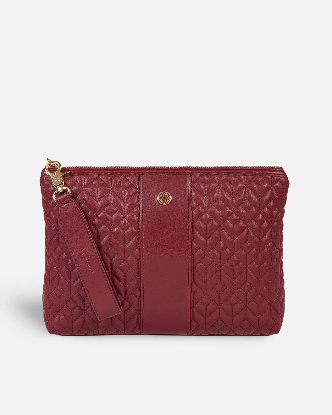 Lonbali Maxi Pouch Malmo Burdeos^ Bolsos De Mano