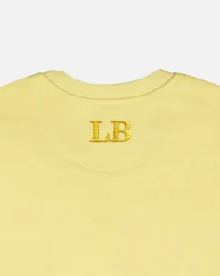 Lonbali Sudadera Happy Amarillo^Mujer Sudaderas