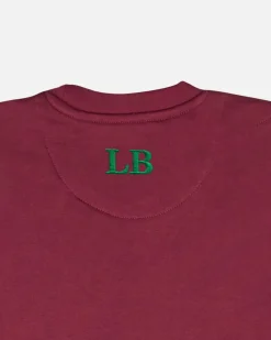 Lonbali Sudadera Logo Burdeos^Mujer Sudaderas