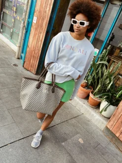 Lonbali Sudadera Multicolor Gris Claro^Mujer Ropa Deportiva